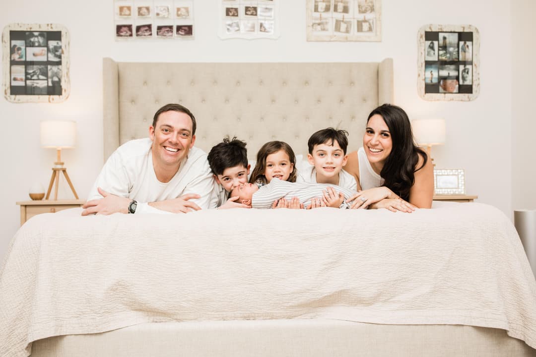 A happy, healthy family